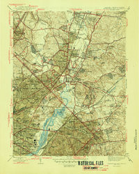 WASHINGTON EAST, DC-MD HISTORICAL MAP GE