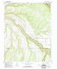 REDVALE, CO HISTORICAL MAP GEOPDF 7.5X7.