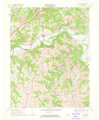 GLENCOE, KY HISTORICAL MAP GEOPDF 7.5X7.