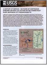 100 YEARS STREAMFLOW DATA COLLECTION, MA