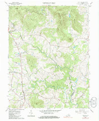 FLINT HILL, VA HISTORICAL MAP GEOPDF 7.5