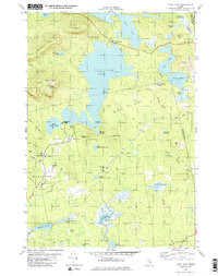 TUNK LAKE, ME HISTORICAL MAP GEOPDF 7.5X