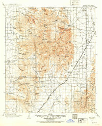 CHIRICAHUA, AZ-NM HISTORICAL MAP GEOPDF