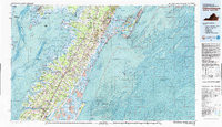 CHINCOTEAGUE, VA-MD HISTORICAL MAP GEOPD