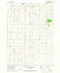 HANFORD, IA HISTORICAL MAP GEOPDF 7.5X7.