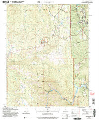 NORTH FORK, CA HISTORICAL MAP GEOPDF 7.5