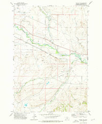 TWODOT NW, MT HISTORICAL MAP GEOPDF 7.5X