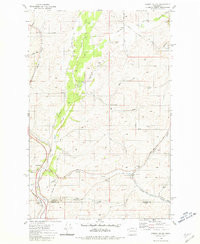 SPRING VALLEY, WA HISTORICAL MAP GEOPDF