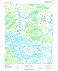 BLACKWATER RIVER, MD HISTORICAL MAP GEOP