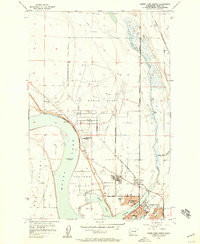 MOSES LAKE NORTH, WA HISTORICAL MAP GEOP