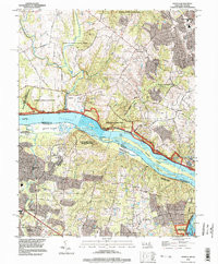 SENECA, MD-VA HISTORICAL MAP GEOPDF 7.5X