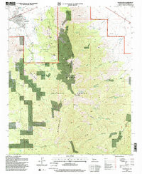 MAGDALENA, NM HISTORICAL MAP GEOPDF 7.5X