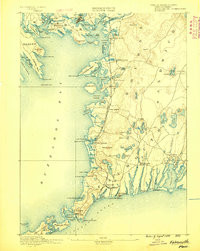 FALMOUTH, MA HISTORICAL MAP GEOPDF 15X15