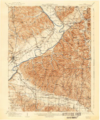 WAVERLY, OH HISTORICAL MAP GEOPDF 15X15