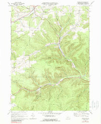 BROOKLAND, PA HISTORICAL MAP GEOPDF 7.5X