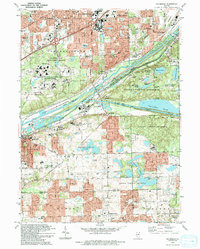 SAG BRIDGE, IL HISTORICAL MAP GEOPDF 7.5