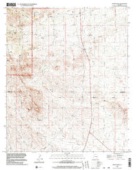 MONK DRAW, AZ HISTORICAL MAP GEOPDF 7.5X