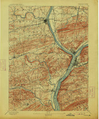 SUNBURY, PA HISTORICAL MAP GEOPDF 15X15