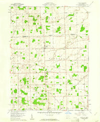 LYONS, OH-MI HISTORICAL MAP GEOPDF 7.5X7