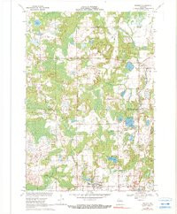ROSHOLT, WI HISTORICAL MAP GEOPDF 7.5X7.