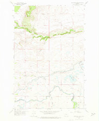 SPLIT ROCK LAKE, MT HISTORICAL MAP GEOPD