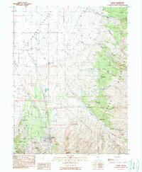 EUREKA, NV HISTORICAL MAP GEOPDF 7.5X7.5