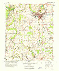 CLARKSDALE, MS HISTORICAL MAP GEOPDF 15X