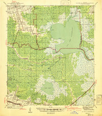 LAC DES ALLEMANDS, LA HISTORICAL MAP GEO