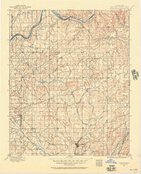 COALGATE, OK HISTORICAL MAP GEOPDF 30X30