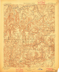 MARSHALL, AR HISTORICAL MAP GEOPDF 30X30