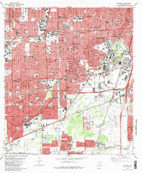 BELLAIRE, TX HISTORICAL MAP GEOPDF 7.5X7