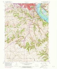DUBUQUE SOUTH, IA-IL HISTORICAL MAP GEOP