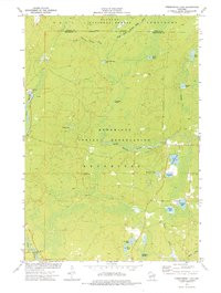 FREDENBERG LAKE, WI HISTORICAL MAP GEOPD