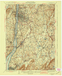 POUGHKEEPSIE, NY HISTORICAL MAP GEOPDF 1