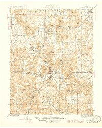 IRONTON, MO HISTORICAL MAP GEOPDF 15X15