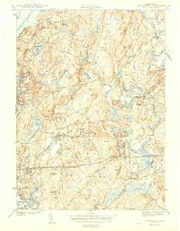 SHREWSBURY, MA HISTORICAL MAP GEOPDF 7.5