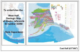 GEOLOGIC MAP OF ALASKA, EAST HALF, AK