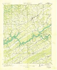 RUTLEDGE, TN HISTORICAL MAP GEOPDF 15X15