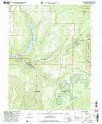 PAONIA RESERVOIR, CO HISTORICAL MAP GEOP