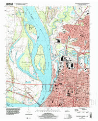 NORTHWEST MEMPHIS, TN-AR HISTORICAL MAP