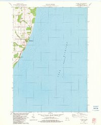 ALGOMA NE, WI HISTORICAL MAP GEOPDF 7.5X