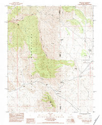 VIRGIN PEAK, NV-AZ HISTORICAL MAP GEOPDF
