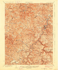 PHILIPPI, WV HISTORICAL MAP GEOPDF 15X15