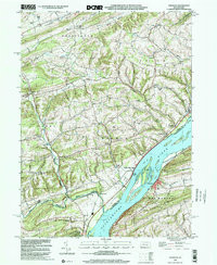 DALMATIA, PA HISTORICAL MAP GEOPDF 7.5X7