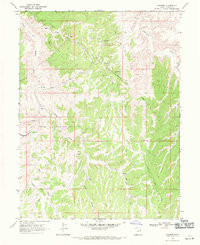 RAINBOW, UT HISTORICAL MAP GEOPDF 7.5X7.