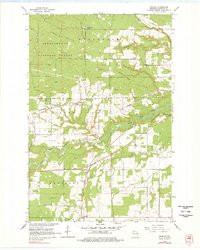 MOQUAH, WI HISTORICAL MAP GEOPDF 7.5X7.5