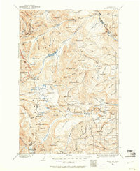 MOUNT AIX, WA HISTORICAL MAP GEOPDF 30X3