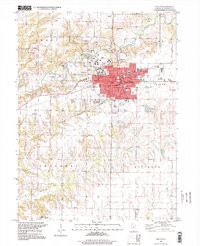 MACOMB, IL HISTORICAL MAP GEOPDF 7.5X7.5