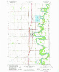 DRAYTON, ND-MN HISTORICAL MAP GEOPDF 7.5