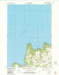 ELLISON BAY, WI HISTORICAL MAP GEOPDF 7.